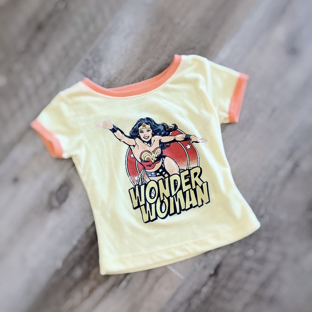 Toddler Wonder Woman Vintage Style Tee
